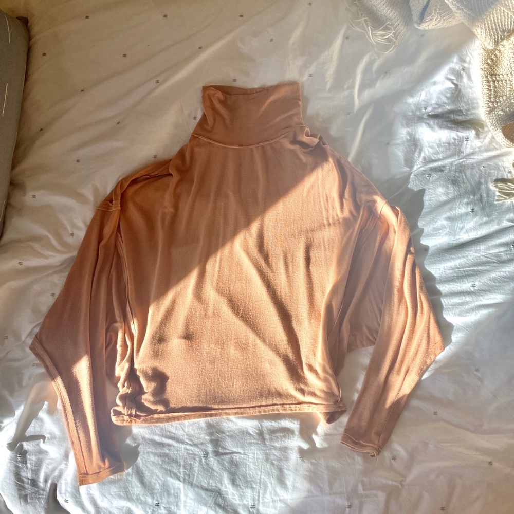 Free People Mock Neck Pullover